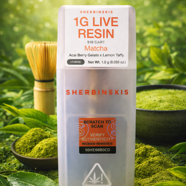 Sherbinskis Matcha cannabis vape cart near me in Arlington VA dispensary