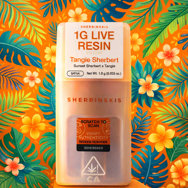 Sherbinskis-live Resin Cart "Tangie Sherbert" (Sativa) 1G