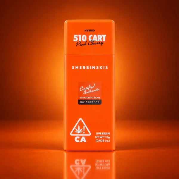 Sherbinskis Pink Cherry | 1G Live Resin 510 Cart | Hybrid