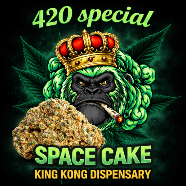 Space Cake Indica Hybrid flower King Kong Dispensary Georgetown Washington DC Arlington VA