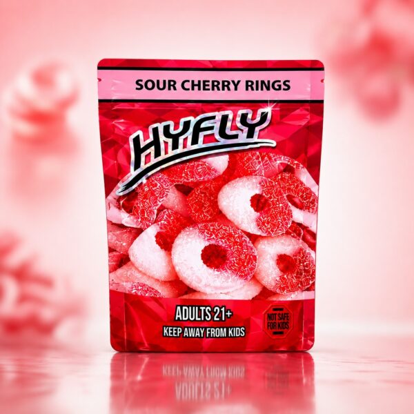 Sour Cherry Rings Cannabis Gummies at King Kong Dispensary Georgetown DC
