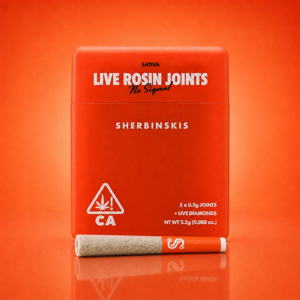 Sherbinskis No Signal Live Rosin Joints Sherbinskis No Signal joints 5-pack with live rosin
