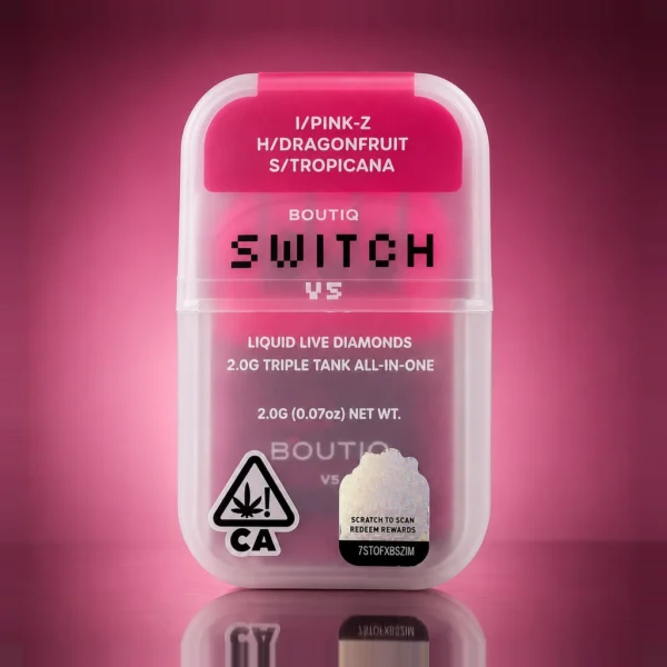 Boutiq Switch V5 | Pink-Z, Dragonfruit & Tropicana | 2G Disposable