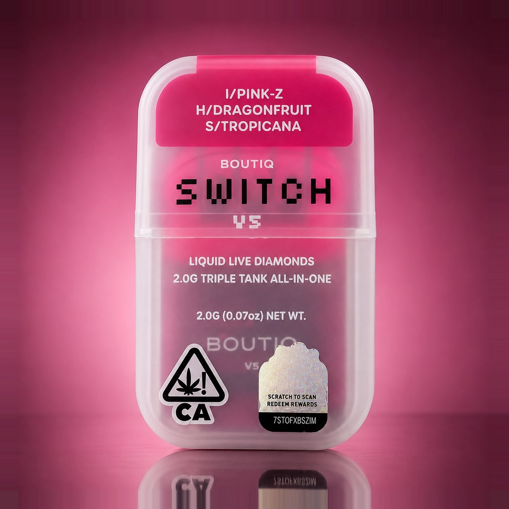 boutiq-switch-v5-pink-z-dragonfruit-tropicana-2g-disposable Boutiq Switch V5 | Pink-Z, Dragonfruit & Tropicana | 2G Disposable - Image 1